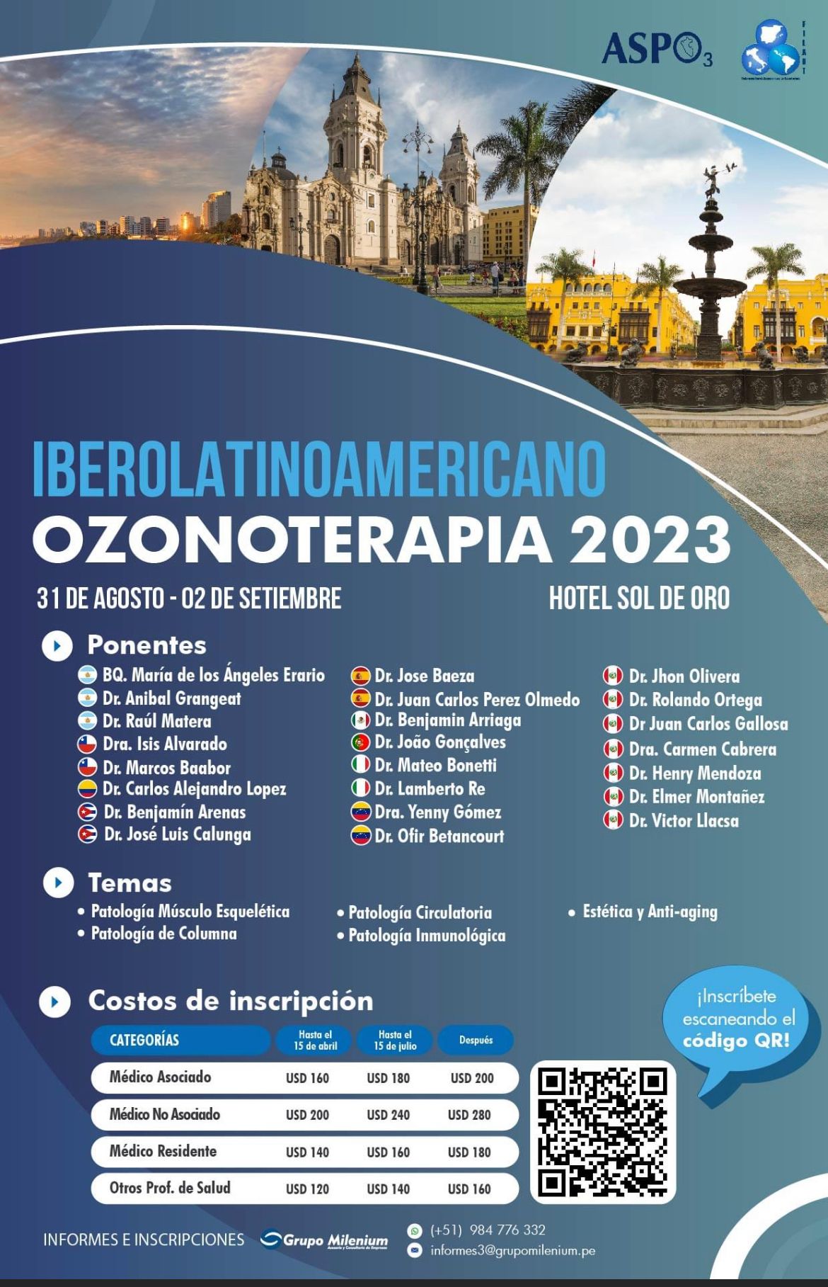 Next Meeting of the federación ibero-latino-amerciana de ozonoterapia – FILAOT